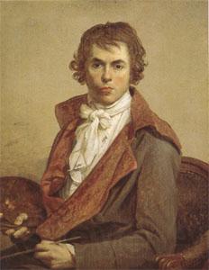 Jacques-Louis  David Portrait of the Artist (mk05) France oil painting art